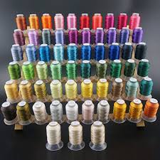 New Brothread 63 Brother Colours Polyester Machine Embroidery Thread Kit 500m 550y Each Spool For Brother Babylock Janome Singer Pfaff Husqvarna