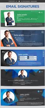 40 Best Email Signature Templates Psd Html Download Email Signature Templates Best Email Signatures Email Signatures