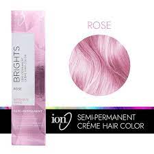 Rose Color Brilliance Brights Semi Permanent Hair Color By Ion Demi Semi Permanent Hair Color Sally Beauty