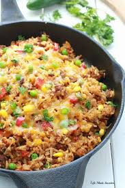 One Pan Mexican Rice Skillet Life Made Sweeter Recipes How To Cook Rice Family Meals