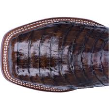 These dan post exotic caiman boots are both stylish and comfortable. Dan Post Boots Kingsly Caiman Square Toe Cowboy Boots Brown Mens Cowboy Western