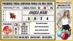 Prediksi Togel Sentosa Pools 26 July 2020 In 2020 Agen Casino Games