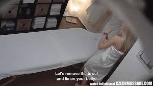 Czech Hot Blonde Enjoys Fucking on Massage Table: Amateur Porn
