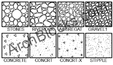 ArchBlocks Rock Gravel Concrete Hatch Patterns | AutoCAD