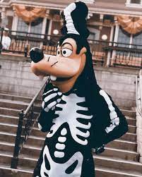Oh Goofy You Make The Cutest Skeleton There Ever Was Halloween Halloweencostume Disneyworld Mainstreetusa Cute Skeleton Disney World Disney Magic