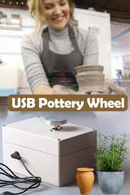So, you want your hands wet, hug the clay really tight. Mini Pottery Wheel Pro Pottery Wheel Pottery Miniature Pottery