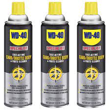 Wd40 is a water displacing light lubricant with. Wd 40 Specialist Fast Acting Carb Throttle Body Metal Parts Cleaner 3 Pack Walmart Com Walmart Com