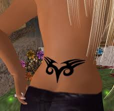 Tribal patterns look beautiful on almost every part of body. Second Life Marketplace Lower Back Tribal Tattoo