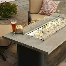 Cedar Ridge Linear Gas Fire Pit Table Fire Pit Table Top Gas Firepit Outdoor Fire Pit