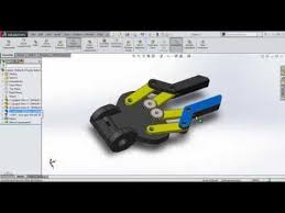 robot gripper mechanism in solidworks 2012 youtube robot gripper mechanical design robot arm