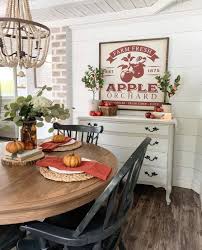 Kanda Candles Farmhouse Dining Room Red Kitchen Decor Farmhouse Dining