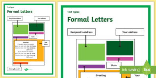 Formal letters, on the other hand, are always typed, strictly adhere to the when you are learning how to write a formal letter, the precise structure can look intimidating, but in. Text Types Guide Formal Letter Display Poster Teacher Made