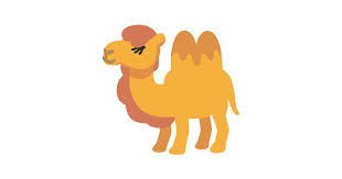 Camel emoji is the representation of the famous ️ desert animal, known for its ability to do without water or food for a long period of time thanks to the hump on its back. Two Hump Camel Emoji
