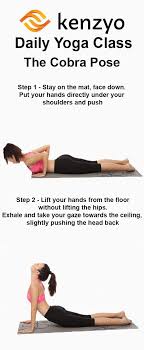 Cobra Pose Bhujangasana Boo Jahn Gahs Uh Nuh Is A Beginning Backbend In Yoga That Helps To Prepare The Body For Deeper Backben Cobra Pose Yoga Daily Yoga
