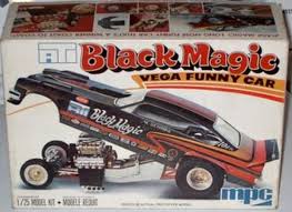 Mpc Black Magic Funny Car Model Cars Kits Plastic Model Kits Plastic Model Cars