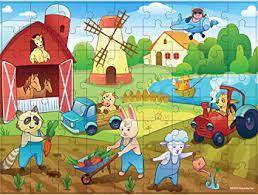Here are our favorite puzzle games for kids. Amazon Com Children S Farm Animal Puzzle 72 Pieces Kids Puzzles Ages 4 8 Extra Thick Jigsaw Puzzle For Kids Children S Puzzles For Kids Ages 4 5 Toys Games