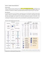 This weather information is computerized, analyzed, and plotted on 2. Week 2 Lab 1 Pdf Week 2 Weather Station Model Lab Instructions Please Carefully Read And Complete This Lab Prior To Attempting Week 2 Quiz Course Hero