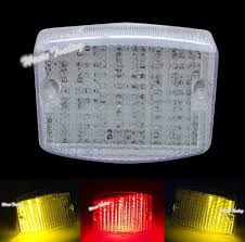 E Marked Tail Brake Turn Signals Integrated Light Clear For 1986 2006 2000 2001 2002 2003 2004 2005 Kaw Kawasaki Vulcan 500 Kawasaki Eliminator Kawasaki Vulcan