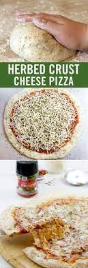 Herbed Crust Cheese Pizza With Fresh Mozzarella Recipe Food Homemade Cheese Recipes
