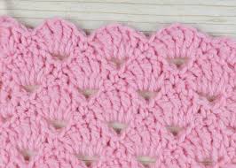 Reverse shell stitch tutorial :: How To Crochet The Shell Pattern Deramores Crochet Shell Pattern Crochet Shell Stitch Shell Pattern
