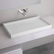 Vasque A Poser En Resine Mineral 120x48 Cm Vasque A Poser Vasque Vasque Salle De Bain