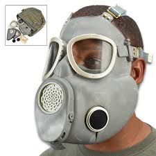REAL surplus Polish Bulldog Military Gas mask MP4 Army Filter ...