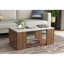 Rectangle black walnut glass coffee table, clear coffee table,modern side center tables for living room, living room furniture. 47 Wooden Center Table Designs Latest Coffee Table Ideas Online In India