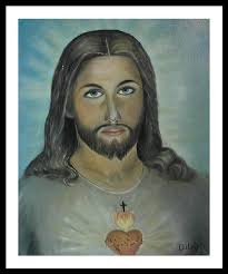 Sagrado Corazon Framed Art Prints for Sale