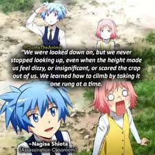 This is an inspirational writing about superhero quotes and sayings for kids. Assassination Classroom Quotes We Were Looked Down Anime Kid Looking Up 1024x1024 Wallpaper Teahub Io
