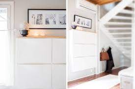I fell in love with a shoe tower from restoration hardware that they stopped making so i decided to make something similar. 15 Ikea Hack Ideas For Your Small Entryway Create Tons Of Entryway Storage Ikea Entryway Small Entryways Ikea Hack Storage