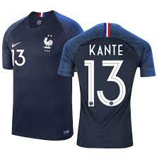 Champion du monde 2018 ! Maillot France Kante 2 Etoiles Domicile 2018 2019
