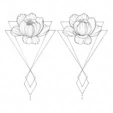 Wtke Sofia Finardi On Instagram Drawing Black White Pen Sketching Art Peonies Flowers Geometric Art Tattoo Line Art Tattoos Geometric Tattoo