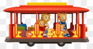 This sweet tv cartoon is a wonderful continuation to 'mr. Daniel Tiger S Neighborhood Trolley Free Transparent Png Clipart Images Download