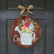 Summer Door Hanger Front Door Decor Summer Door Decor Welcome Door Hanger Door Hanger Watering Summer Door Decorations Spring Door Decoration Door Hangers