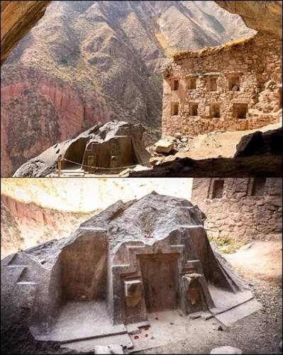 Temple of the Ten Windows in Ollantaytambo