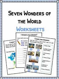 Seven Wonders Of The World Facts Worksheets Kidskonnect