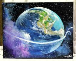 Mother Earth Art Original Painting Acrylic Painting16 Etsy Earth Art Mother Earth Art Planets Art