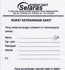 Siloam keb jeruk 100k surat kwi resep premiere. Contoh Surat Sakit Puskesmas Jakarta Contoh Surat
