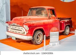 Image result for Orange 1957 Truck