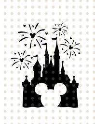Disney Castle Svg Disney Castle Fireworks Svg Disney Castle With Mickey Head Disney Files For Cricut And Silhou Fireworks Svg Disney Castle Disney Scrapbook