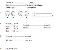 Isilah titik di bawah ini dengan kata sifat positive, comparative atau superlative yang sesuai. Latihan Soal Degree Of Comparison Smp Literatur