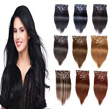 Kriyya hair extensions are finest quality remy human hair, our premium hair extensions that lasts up to a year and blends very well with your own hair, no tangling and matting when you wear it, cut from one single donor with hair. Jet Black Brazilian Straight Clip In Hair Extensions 200g 7a Brazilian Clip In Human Hair Extensions 7pcs Set Remy Hair Clip Ins Clip Kit Clip On Stud Earringsclip In Curly Hair Piece Aliexpress