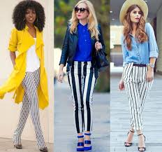 Black And White Striped Pants Outfit Ideas What To Wear With Black And White Striped Pants Outfits And Tips Fashion Rules Black And White Pants Stripe Outfits Stripe Pants Outfit