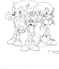 Sonic tails knuckles coloring pages. Sonic Tails And Knuckles By Sonikku88 On Deviantart