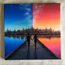 8 Easy Painting Tutorial Painting Diy For Home Decor Lover Art Video Lovers Art Painting Easy Paintings
