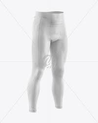 Download Men S Leggings Mockup In Apparel Mockups On Yellow Images Object Mockups