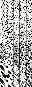 Aesthetic patterns black and white. Aesthetic Patterns Ii Design Cuts