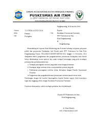 Contoh surat balasan resmi bahasa inggris. Surat Balasan Inspektorat Doc