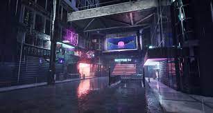 Artstation Cyberpunk Street David Tremback Artistic Space Iphone Background Images Cyberpunk