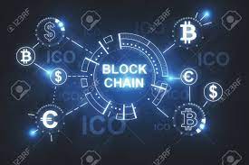 Creative Glowing Blockchain Wallpaper Cyberspace And Cryptocurrency Concept 3d Rendering Stock Photo Sponsored Blockchain Blockchain Technology Bitcoin